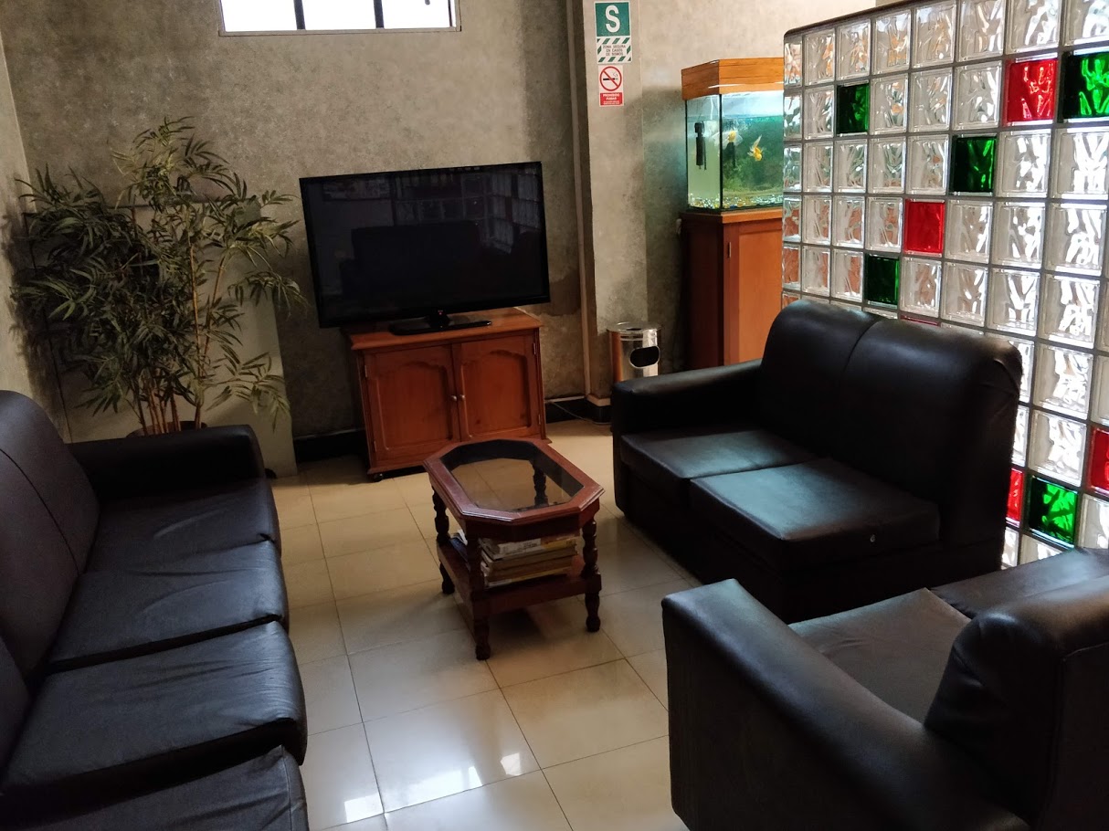 Sala de estar del Hotel Flamingo